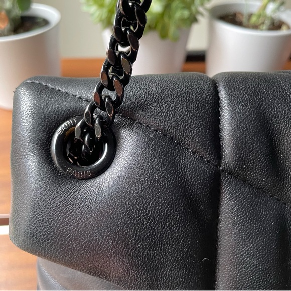 YSL LOU LOU PUFFER IN QUILTED NAPPA LEATHER - Picture 13 of 15